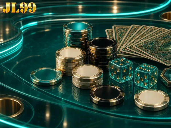 A fourth virtual casino image for JL99, spotlighting the platform’s colorful game lineup.